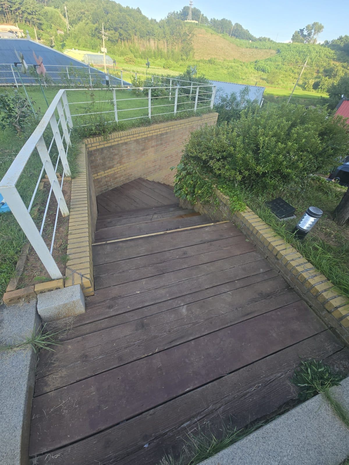 경기 용인시 데크 하지 교체 시공 후기